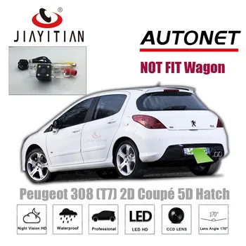 JIAYITIAN Kamera Zadaj za Peugeot 308 T7 2D Coupe Cabriolet/3D 5D Hatchback/Backup Fotoaparat/CCD/Nočno gledanje/Tablice