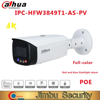 Dahua ip kamero IPC-HFW3849T1-KOT-PV 8MP barvno Aktivnega Odvračanja Fiksno-osrednja Bullet WizSense Omrežja Camera 4K CCTV kamere