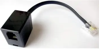 Brezplačna Dostava Telephon slušalko ali Slušalke), Razširitev RJ9 Modularni Moški Vtič Ženski Socket Adapter Kabel
