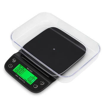3 0.1 g Digitalni Elektronski Kapljično Kave Obsega kuhinjo z Timer, LCD Kuhinjski Aparat za Peko Teža Bilance Skledo Kapljično Obsega Timer