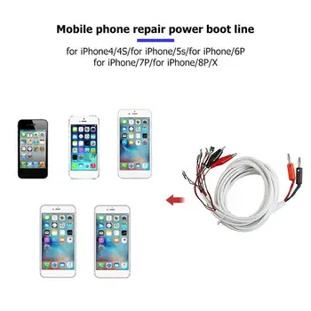 1pcs Zagonski Preizkus Linijo Orodja za Popravilo Zagonski Preizkus Line Telefon Storitev DC Napajanje Current Testiranje Žice Kabel za iPhone 4-8X