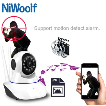 2021 NOVO 1080P Wifi IP Kamera za Nadzor Night Vision CCTV Kamere Baby Monitor Wifi Home Security Alarm Interkom IP Kamere