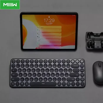 Xiaomi MIIIW Mini Bluetooth Dvojni Način Tipkovnice 85 Tipke 2,4 GHz Multi Sistem za Brezžično Tipkovnico Za Pisarniški Računalnik, Prenosnik, Tablični računalnik