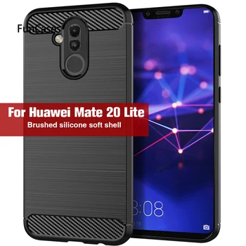 Ohišje Za Huawei Mate 20 Lite Primeru Silikonski Mehko Ogljikovih Vlaken Kritje Za Huawei P30 Pro Lite Mate 20X Pro Smart Primeru Luksuznih Coque