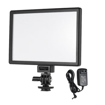 Viltrox L116B Ultra-tanek 5400K Zatemniti LED Video Luč Fotografija Razsvetljavo Fill Light w/Napajalnik za Kamere