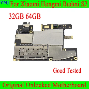 Original Odklenjena za Xiaomi Hongmi s2 Redmi s2 motherboard 32GB 64GB MB Android OS s čipi za Xiaomi Hongmi Redmi S2 odbor