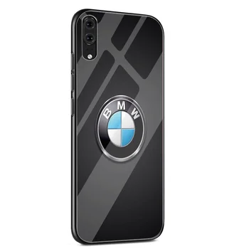 Športni BMW Avto Silikonski Telefon Steklo Ohišje za Samsung A10 A20 A30 A40 A50 A60 A70 A51 A71 A81 Pokrov
