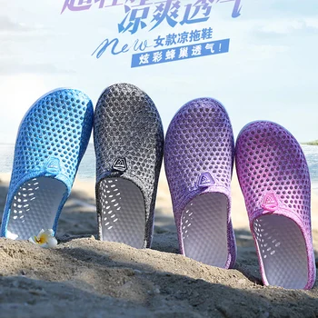 Damyuan Čevlji Ženska Plaži Copate Ženska Poletni Sandali, Doma Notranjo Hišo Ravno Copate Ženska Hoja Antiskid Sandali 2020