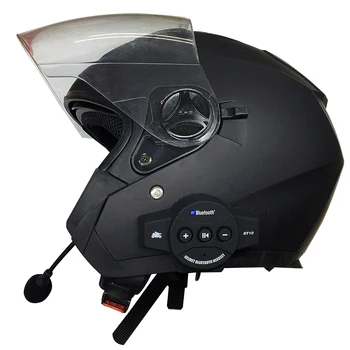Motoristična Čelada Slušalke BT10 Bluetooth Glasbe, prostoročni Brezžični MIKROFON Slušalke Prenosno Razvedrilo Slušalke Ponudbe