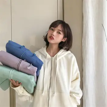 2020 Ženske Jopice Japonski Harajuku Priložnostne Svoboden Barva Majica Ženska korejski Kawaii Oblačila Za Ženske