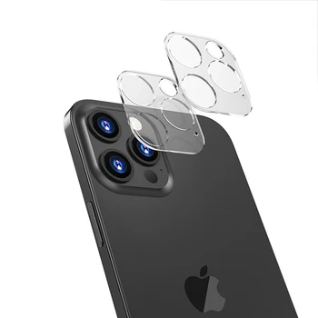 Luksuzni Objektiv Kamere Protector za iPhone 12 11 Pro Max/12 mini Kaljeno Steklo Fotoaparat Film Za iPhone 11 12 Kovinski Zadnja Kamera, Objektiv