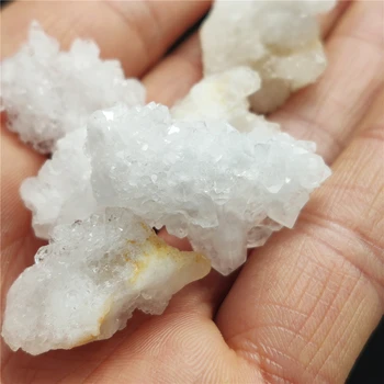 Naravni Žep Jasno, Bela Quartz Crystal Grozdov Vzorcu Zdravljenje Reiki Mineralnih Za Dekoracijo