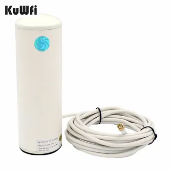 KuWfi 3G/4G LTE-Antena SMA 2,4 Ghz 10-12dBi Zunanje Antene Wifi z 5m ali 10m kabla za 4G Usmerjevalnik&Modem Signal Booster