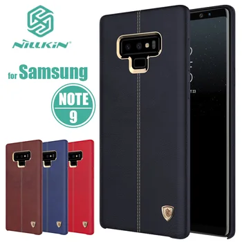Za Samsung Galaxy Note 9 Primeru Nillkin Englon S9 Telefon Usnjena torbica Note9 Luksuzni Zadnji Pokrovček za Samsung S9 Plus Oklep Primeru Telefon