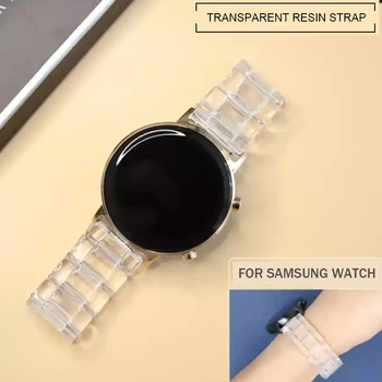 20 mm 22 mm Pregleden Watch Band za Samsung Galaxy Watch 3 45mm 41mm Watchstrap Zapestnica za Samsung Aktivna 2 44 mm 40 mm Trak