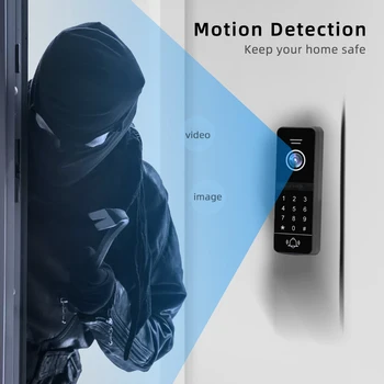 Doornanny Video Interkom Za Dom Apartma WiFi Brezžični-Gradnje V Moč Zvonec Doorphone Sistem Tuya Smart Doorlock Odklepanje