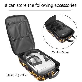 Trdi EVA Torbica Torbica Zaščitni Pokrov za Shranjevanje Vrečko Polje torba Torba za -Oculus Quest 2 VR Kozarec in Pribor