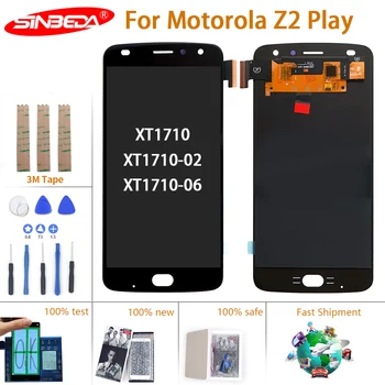 Super AMOLED Za Motorola Moto Z2 Igrajo XT1710 LCD-Zaslon, Zaslon na Dotik, Računalnike Za Moto Z2 Predvajanje LCD Zaslon XT1710-02 XT1710-07