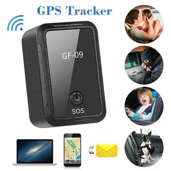 Mini Avto GPS Tracker Rastreador GF09 Nepremočljiva Tracker Avto Spusti Šok Alarm Glas/ APP Nadzor Avto GPS Lokator Tracker