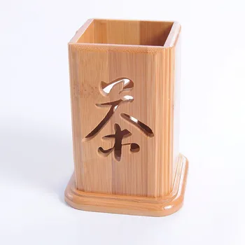 CJ271 Bambusa Čaj nastavite Kitajsko Klasično Gongfu Čaj Storitve Orodja majhnega naravnega lesa krožnik Čaj Nastavite Dao Čaja