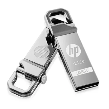 Originalni HP X750W USB3.0 Visoka Hitrost kovinski USB Flash Drive nepremočljiva USB Ključek 32GB 64GB 128GB Pen Drive Pravi Zmogljivosti s Kavljem