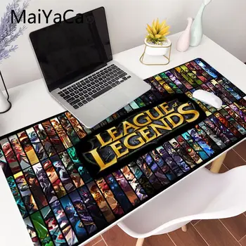 MaiYaCa Lige legenda Prvakov Gumijasto podlogo za Miško Igre Gaming Mouse Mat xl xxl 900x400mm za Lol dota2 cs pojdi