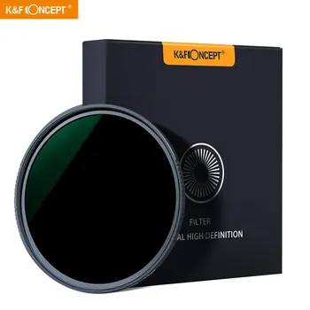 K&F Koncept ND Filter ND1000 52mm 58mm 67 mm 77mm Nevtralni Objektiv Filter HD 18 Plast Nano Premaz za Canon, Nikon Objektiv