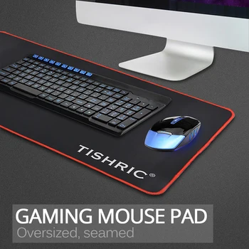 Tishric Hot Velike Mouse Pad Gaming Mousepad Antislip Naravne Gume Gaming Miška Mat Zaklepanje Rob Za CS POJDI LOL Dota Igre