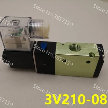 3V210-08 G1/4 Visoke kakovosti Magnetni ventil dve-položaj tri-način magnetni smerni ventil ventil za zrak 110V 220V 380V 12V 24V 36V