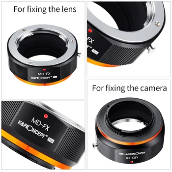 K&F KONCEPT MD-FX MD objektiv za Fuji X Kamera Mount Adapter Ring Za Minolta MC MD Objektiv za Fujifilm X FX Mount X-Pro1 Fotoaparat Telo