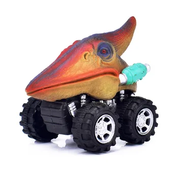 Dinozaver Igrače Po Maslu Potegnite Nazaj Avtomobilov Dino Model Živali Vozil Tovornjak Hobi Izobraževalne Mini Otroci Igrače Za Fante
