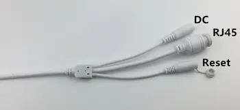 Omrežje Gumb za Ponastavitev LAN Kabel za IP kamero odbor modul DC 2.1 mm * 5,5 mm RJ45 vtič baker Skladu 0,6 m