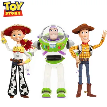Disney Pixar Toy Story 3 4 30 CM Buzz Lightyear Woody Jessie Forky Dejanje Slika Anime Slika Lutka model Igrače Za Otroke Darilo