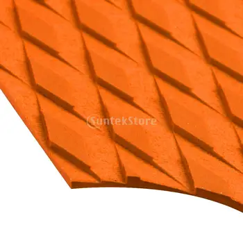 9Pcs Oranžna Diamond Profilirane Non-slip EVA SUP Surf Kite Desko Skimboard Celotno Krovu Oprijem za Vleko Blazine + 4Pcs Rep Blazine