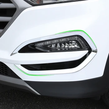 Za Hyundai Tucson 2016 2017 2018 ABS Chrome Spredaj/Zadaj meglo lampshade okvir Pokrova Trim Avto styling Pribor 4pcs