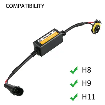 2X H11 LED Smerniki Canbus Anti Utripanja Napak Upor Plug And Play), Ni Povezave Učinkovito Absorbira Motnje Circu