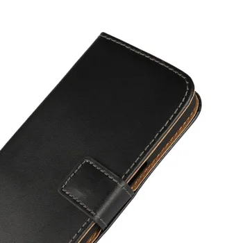 G360 za Samsung Galaxy Jedro Prime Luksuzni Usnjena torbica Book Slog Stojalo Flip Reža za Kartico Denarnice Pokrov Črne Primerih SM G3608 G 360