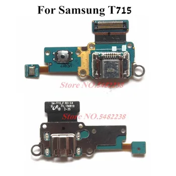 Originalno Polnjenje prek kabla USB Dock Vmesnik Flex kabel Za Samsung T715 SM-T715 T715C vtič Polnilnika odbor Z Mikrofonom Odbor