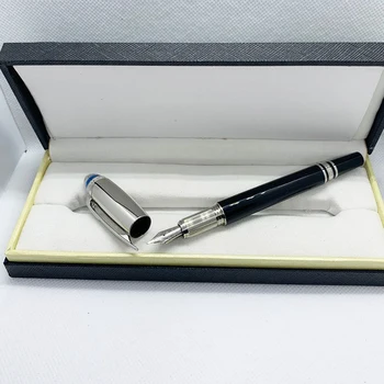 Mb Črnilo, nalivno pero, smole rjava silver black Crystal medzvezdni Podpis urad pisalne potrebščine peresa