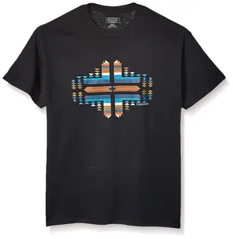 Pendleton Men ' s Kratkimi Rokavi, Posadke Vratu Pathfinder T-Shirt Mladih