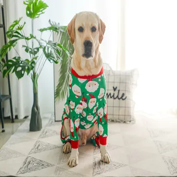 Lepe Božične oblačila za pse Psa pižamo Mehko Božič pižamo Big dog pižami