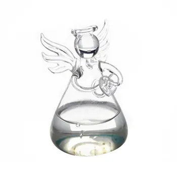 Pregledna Angel Kristalno Vazo Steklena Vaza Cvetlični Aranžma Hydroponic Posodo Dom Dekoracija Poroka Dekor