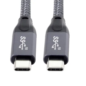 10Gbps USB-C USB 3.1 Tip C Gen2 Moški Moški Podatke Video 100W Kabel z E-oznaka za Tablični računalnik in Telefon & Prenosnik ac, 0,5 m