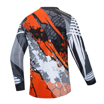 2020 Kolesarjenje Jersey Moški Gorsko Kolo Motokros Majica dolg rokav BMX DH MTB T-Shirt Spustu Vrhovi Šport dirke Bluzo padec