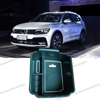 Lsrtw2017 za Volkswagen Vw Tiguan Avto Armrest Ploščo Škatla za Shranjevanje Notranja Oprema 2017 2018 2019 2020 Mk2