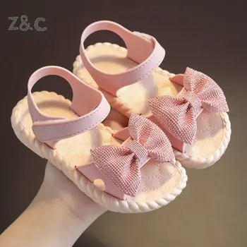Dekleta sandali poletje 2020 novo otrok mehko-soled moda deklica princesa čevlji baby plaži, sandali, čevlji za otroke dekleta