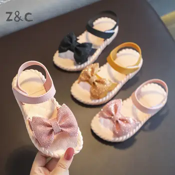 Dekleta sandali poletje 2020 novo otrok mehko-soled moda deklica princesa čevlji baby plaži, sandali, čevlji za otroke dekleta