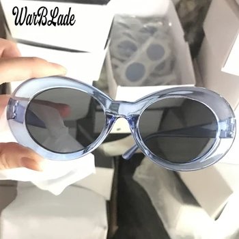 WBL 2020 Klasične Ovalne Dame sončna Očala Moč Buljiti Kurt Cobain Očala Vintage Retro sončna Očala Žensk UV400 Gafas De Sol