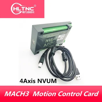 4 Os NVUM CNC Krmilnik 200KHZ MACH3 USB Motion Control Card za CNC Graviranje Koračnih Motorja Servo motor iz hltnc