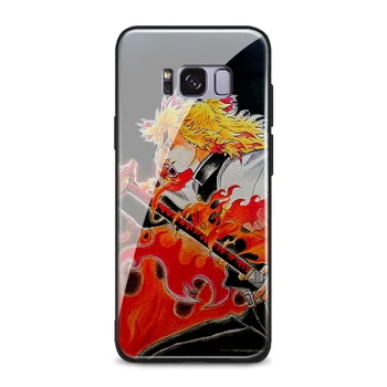 Kyojuro Rengoku Kimetsu ne Yaiba Mehki Silikonski Stekla Telefon Primeru Zajema Lupini Za Samsung Galaxy S8 S9 S10e S10 Opomba 8 9 10 Plus